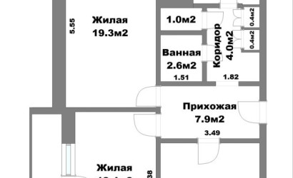 Купить 3-комнатную квартиру, Ждановичи, Кольцевая ул., 5/А. Фото 25