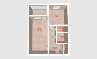 Купить 1-комнатную квартиру, Минск, Радужная ул., 6 (Центральный район). Фото 25