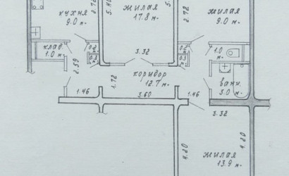 Купить 3-комнатную квартиру, Минск, ул. Слободская, д. 127. Фото 1