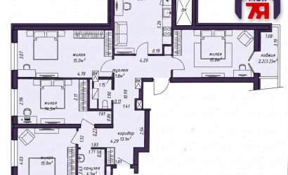 Купить 3-комнатную квартиру, Минск, Богдановича ул., 144 (Советский район). Фото 3