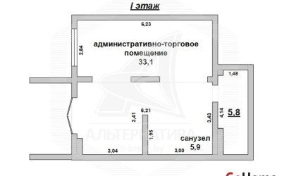 Продажа офиса, Брест, Ковалево, 44.8 кв.м.. Фото 1