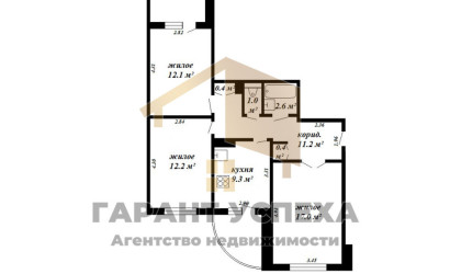 Купить 3-комнатную квартиру, Брест, ул. Вульковская, д. . Фото 12
