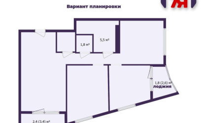 Купить 4-комнатную квартиру, Минск, Жореса Алфёрова ул., 14 (Октябрьский район). Фото 33