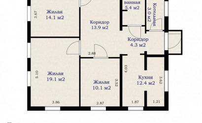 Купить 3-комнатную квартиру, Минск, Грибной пер., 47 (Заводской район). Фото 18