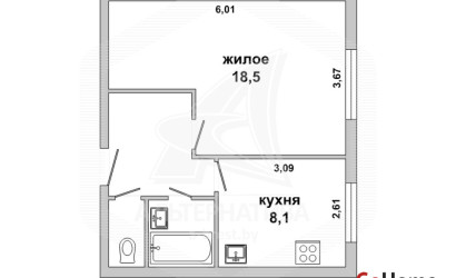 Купить 1-комнатную квартиру, Брест, Граевка, ул. Красногвардейская. Фото 12
