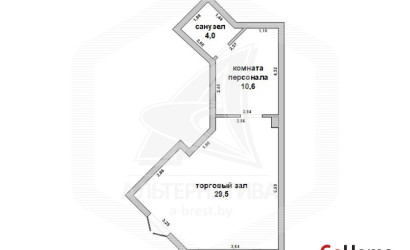 Продажа торгового помещения, Брест, Ковалево,  44.1 кв.м.. Фото 1