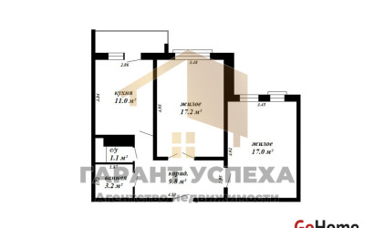 Купить 2-комнатную квартиру, Брест, ул. Рябцева, д. . Фото 9