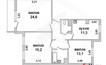 Купить 3-комнатную квартиру, Брест, Заводская, ул. Янки Купалы. Фото 8