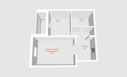 Купить 2-комнатную квартиру, Минск, Налибокская ул., 38(Фрунзенский район). Фото 2