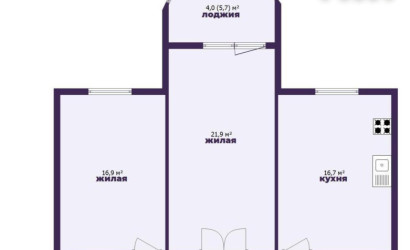 Купить 2-комнатную квартиру, Минск, Великоморская ул., 6 (Ленинский район). Фото 27