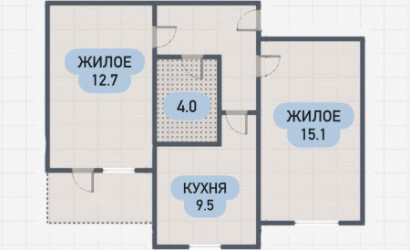 Купить 2-комнатную квартиру, Брест. Фото 1