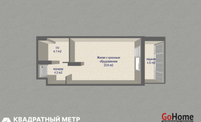 Купить 1-комнатную квартиру, Минск, ул. Рафиева, д. 54А (Московский район). Фото 20