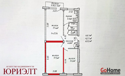 Купить комнату, Витебск, 39-й Армии, 22/3. Фото 11