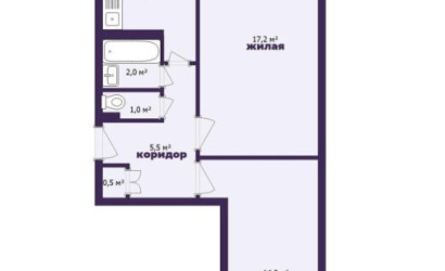 Купить 2-комнатную квартиру, Минск, Ольшевского ул., 49 (Фрунзенский район). Фото 21