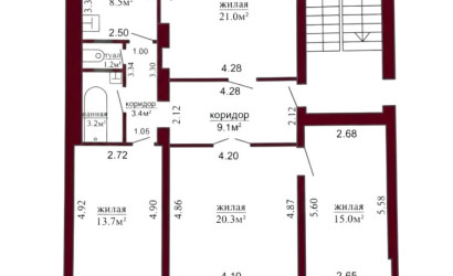 Купить 4-комнатную квартиру, Гродно, Социалистическая, 24. Фото 15