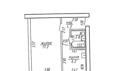 Купить 1-комнатную квартиру, Новополоцк, Армейская ул., 18. Фото 19
