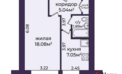 Купить 1-комнатную квартиру, Минск, Партизанский просп., 147 (Заводской район). Фото 17