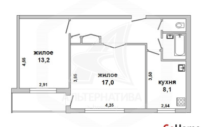 Купить 2-комнатную квартиру, Брест, Восток, ул. Московская. Фото 16