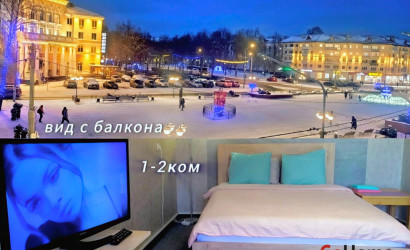 Снять 1-комнатную квартиру на сутки, Полоцк, проспект Франциска Скорины,34. Фото 1