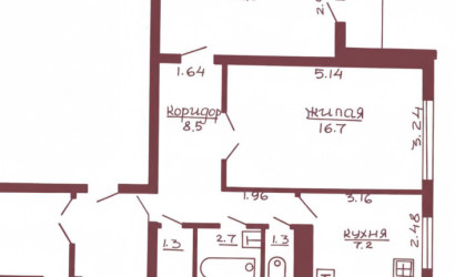 Купить 2-комнатную квартиру, Гродно, Щорса, 41. Фото 15