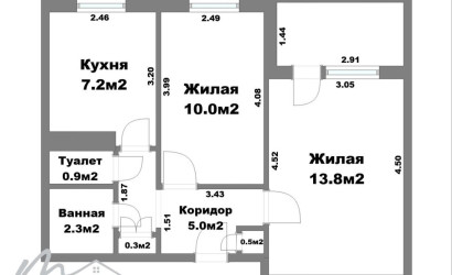 Купить 2-комнатную квартиру, Минск, Руссиянова ул., 13/1 (Первомайский район). Фото 2