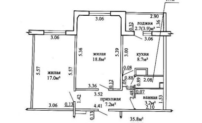 Купить 2-комнатную квартиру, Смолевичи, Комсомольская ул., 41. Фото 29