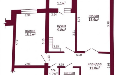 Купить 2-комнатную квартиру, Гродно, Южная, 3. Фото 13