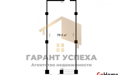 Аренда торгового помещения, Брест, ул. Рябцева,  59 кв.м.. Фото 6