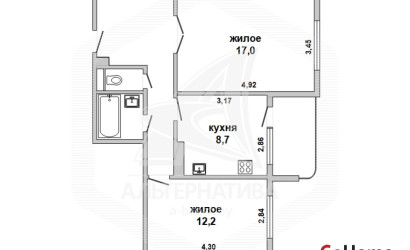 Купить 2-комнатную квартиру, Брест, Восток, ул. Орловская. Фото 1