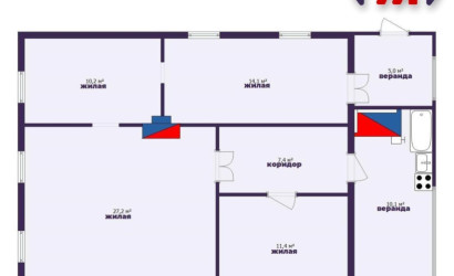 Купить дом, Погост-1, Первомайская ул., 19 соток. Фото 14