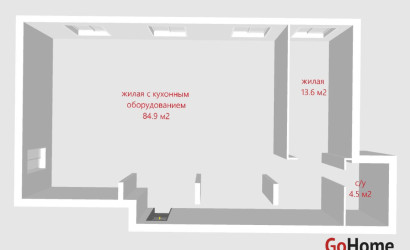 Купить 2-комнатную квартиру, Минск, Киселева ул., 6/Е (Центральный район). Фото 24