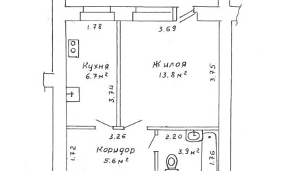 Купить 1-комнатную квартиру, Барановичи, Репина, 62А. Фото 3