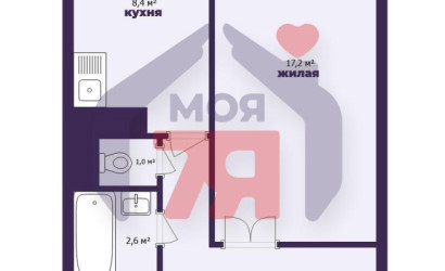 Купить 1-комнатную квартиру, Вилейка, Незалежности ул., 8/1. Фото 12