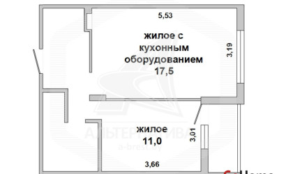 Купить 2-комнатную квартиру, Брест, Ковалево, ул. Октябрьской Революции. Фото 9