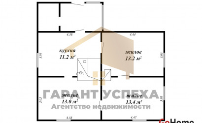 Купить дом, Борисы, Домачевский с/с, 22.91 соток. Фото 12