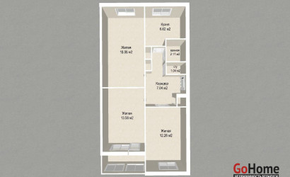Купить 3-комнатную квартиру, Минск, Варвашени ул., 8/1 (Заводской район). Фото 2