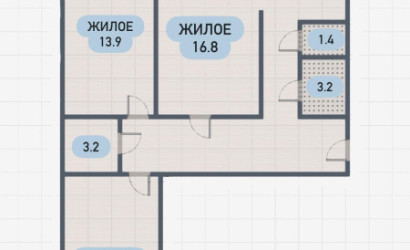 Купить 3-комнатную квартиру, Брест, Лейтенанта Рябцева ул.. Фото 2