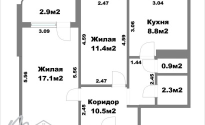 Купить 2-комнатную квартиру, Минск, Сухаревская ул., 58 (Фрунзенский район). Фото 1