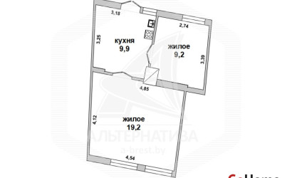 Купить 2-комнатную квартиру, Брест, Центр, ул. Дзержинского. Фото 3