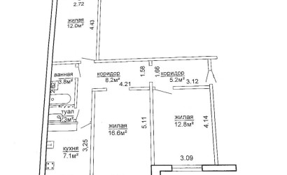 Купить 3-комнатную квартиру, Гродно, Брикеля, 3. Фото 15