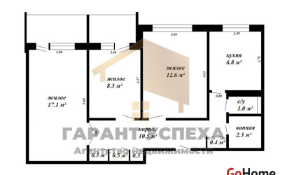 Купить 3-комнатную квартиру, Брест, ул. Московская. Фото 13