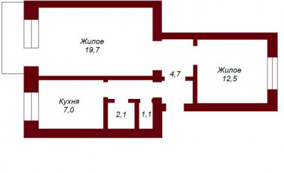 Купить 2-комнатную квартиру, Брест, ул. Осипенко, д. . Фото 1