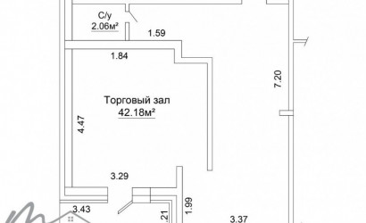 Аренда торгового помещения, Минск, Монюшко ул., 14,  от 44 до 114.4 кв.м.. Фото 9