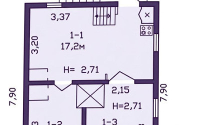 Купить дом в деревне, ХОЛМОГОРЬЕ, 6 соток. Фото 24