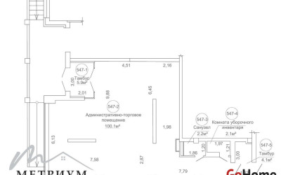 Аренда торгового помещения, Минск, Дзержинского просп., 122,  114.4 кв.м.. Фото 7