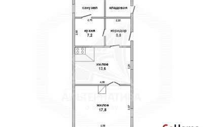 Купить дом, Старое Село, Озятский с/с, 17 соток. Фото 1