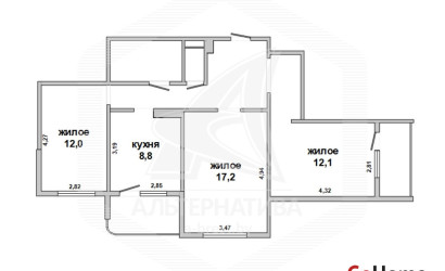 Купить 3-комнатную квартиру, Брест, Восток, ул. Гродненская. Фото 20