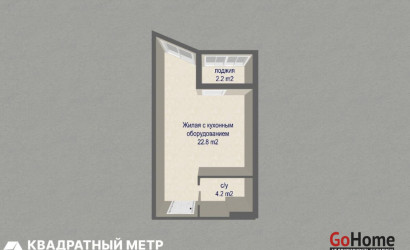 Купить 1-комнатную квартиру, Минск, Жореса Алфёрова ул., 1 (Октябрьский район). Фото 19