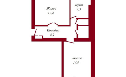 Купить 2-комнатную квартиру, Пинск, Карасёва, 2. Фото 11