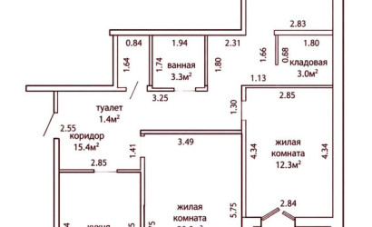 Купить 3-комнатную квартиру, Гродно, Ивана Якубовского, 9. Фото 5